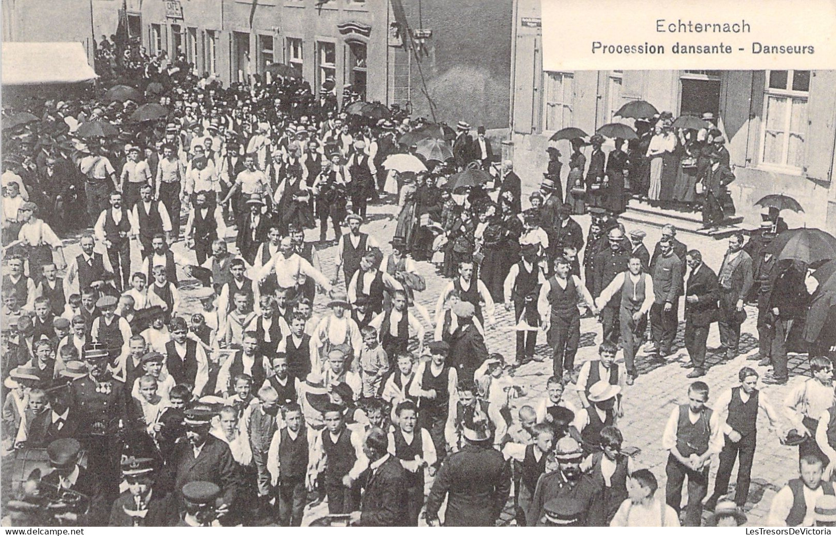 LUXEMBOURG - Echternach - Procession Dansante - Danseurs - Animé - Carte Postale Ancienne - Echternach