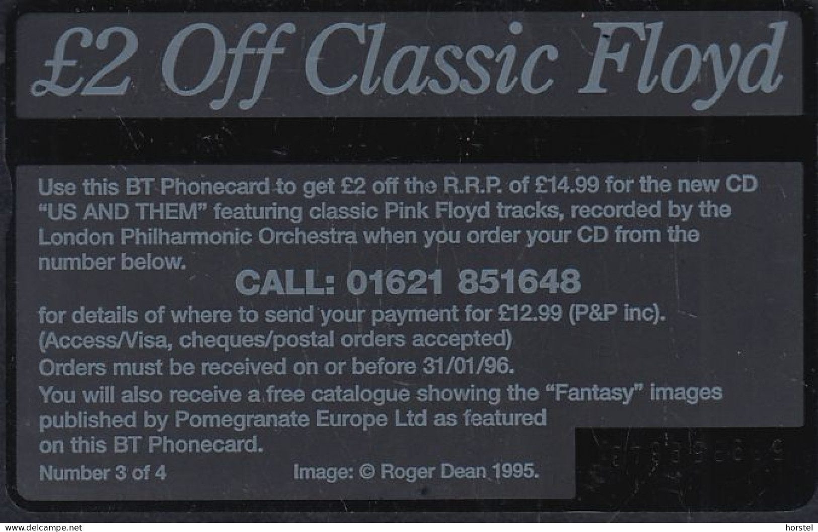 UK Bta 131 Classic Floyd (3) - Morning Dragon - 20 Units - 569B - BT Advertising Issues