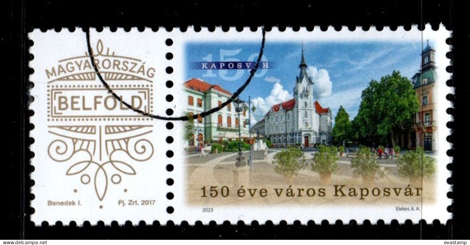 HUNGARY - 2023. Specimen Personalised Stamp -150th Anniversary Of The City Of Kaposvár MNH!! - Prove E Ristampe