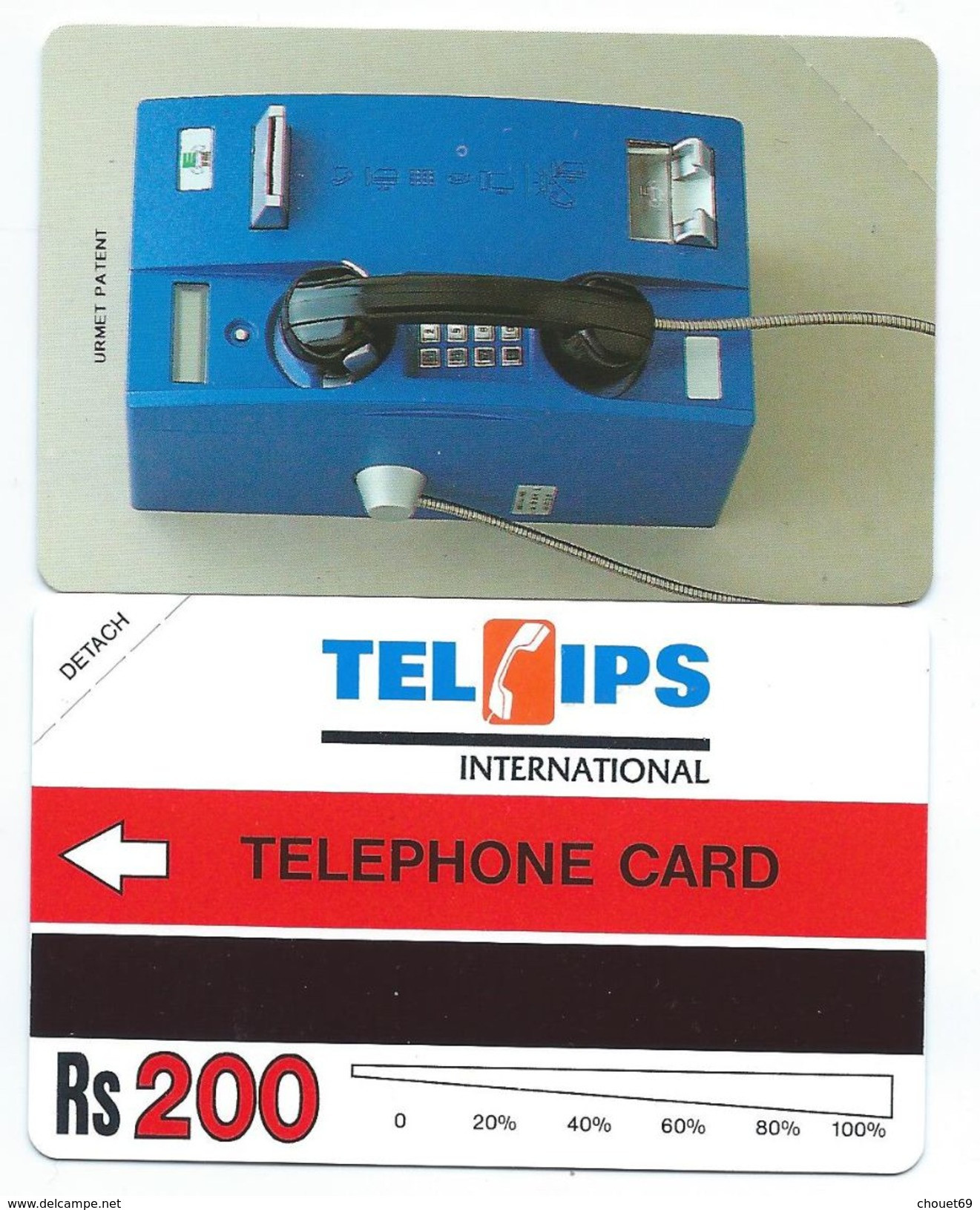 PAKISTAN 2 - 200 Rs Urmet Blue Telephone 1993 MINT URMET NEUVE (CK1116 - Pakistan