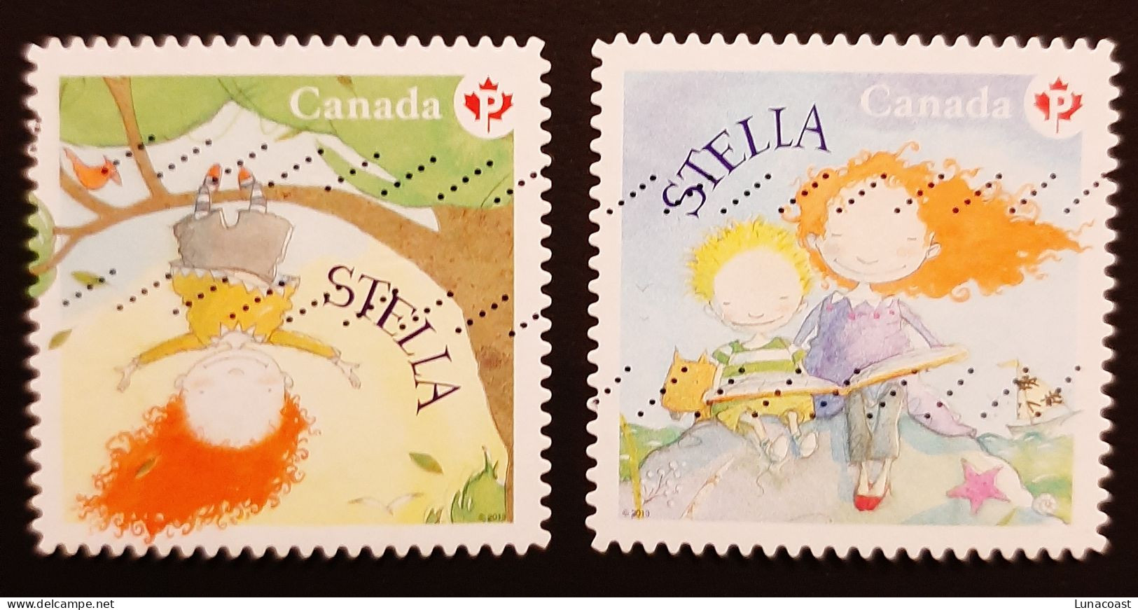 Canada 2013  USED  Sc 2653-2654   P  Stella - Used Stamps