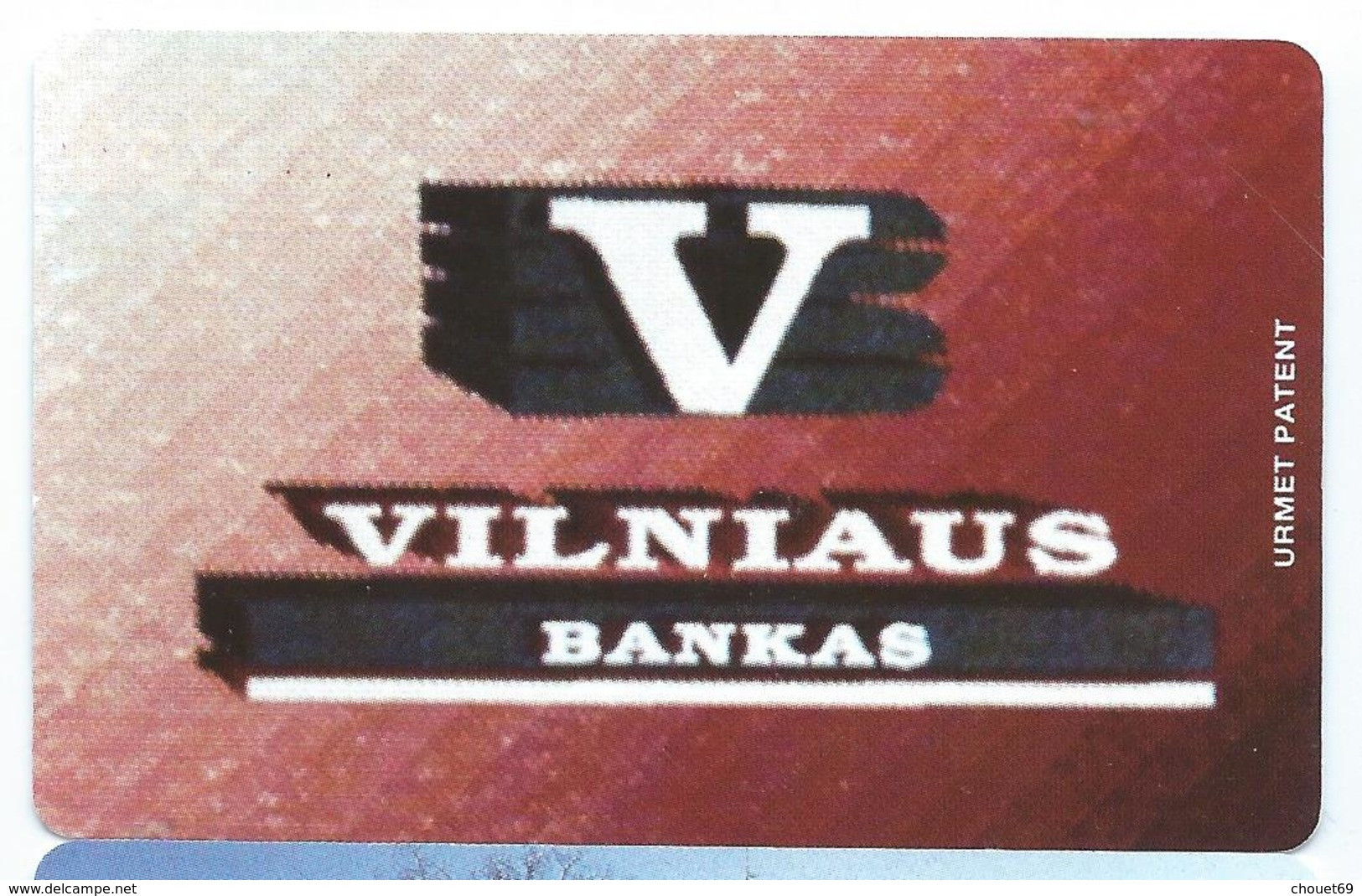 LIETUVA 2 - 25u VILNIAUS BANKAS BANK Neuve URMET MINT Lituanie (CK1116 - Litouwen