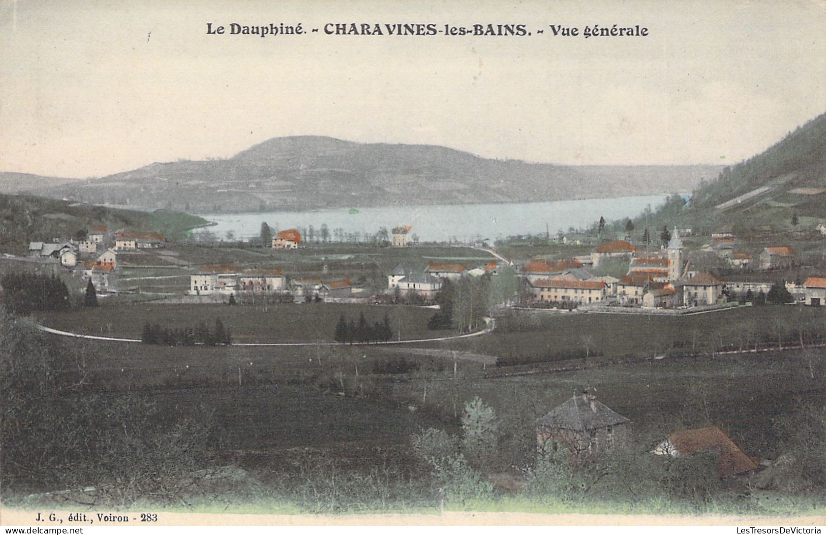 FRANCE - Charavines Les Bains - Vue Générale - Colorisé - Carte Postale Ancienne - Charavines