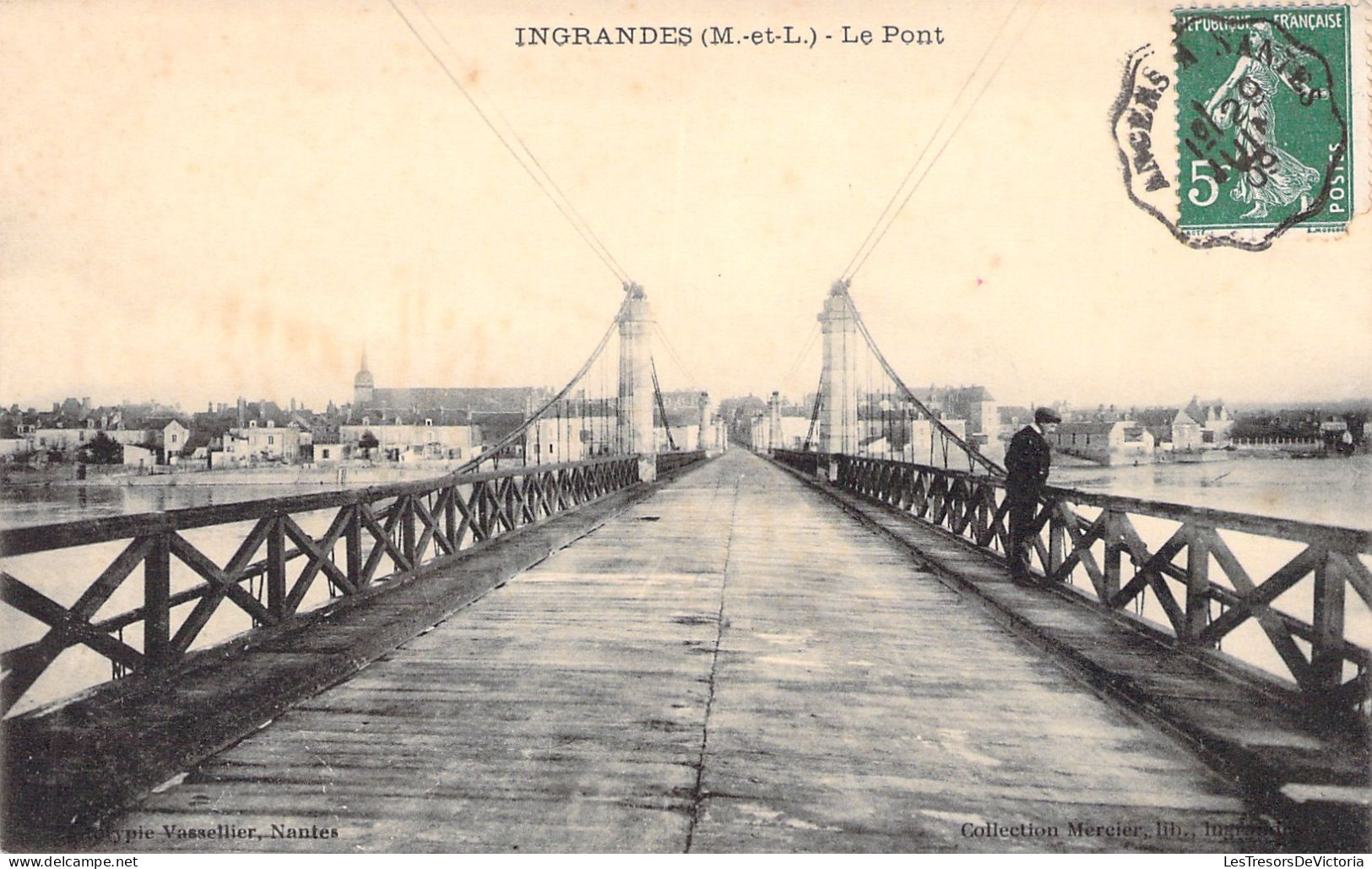 FRANCE - Ingrandes - Le Pont - Animé - Carte Postale Ancienne - Other & Unclassified