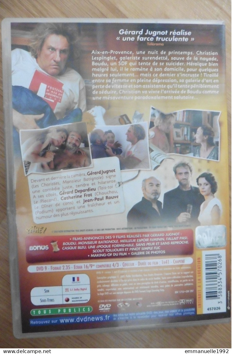 DVD Film Boudu 2004 De Et Avec Gérard Jugnot Catherine Frot Gérard Depardieu Jean-Paul Rouve - Comedy