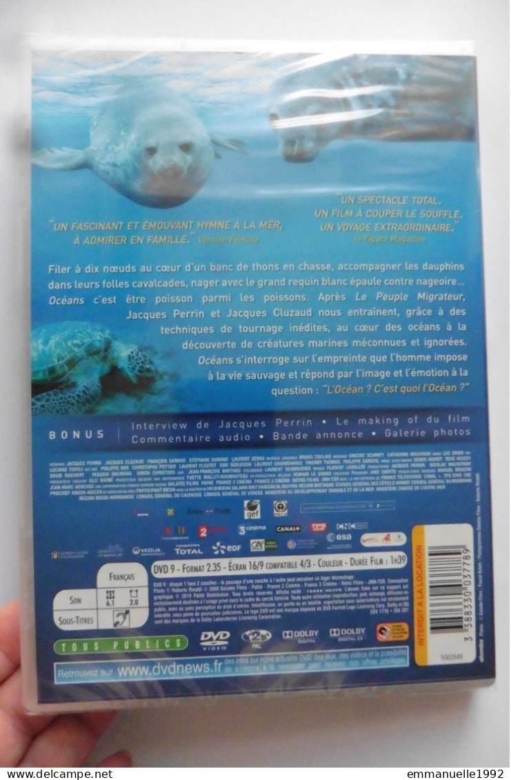 DVD Du Film Océans 2009 De Jacques Perrin Et Jacques Cluzaud - Documentaire Sur Les Mers Et Créatures Marines - Documentari