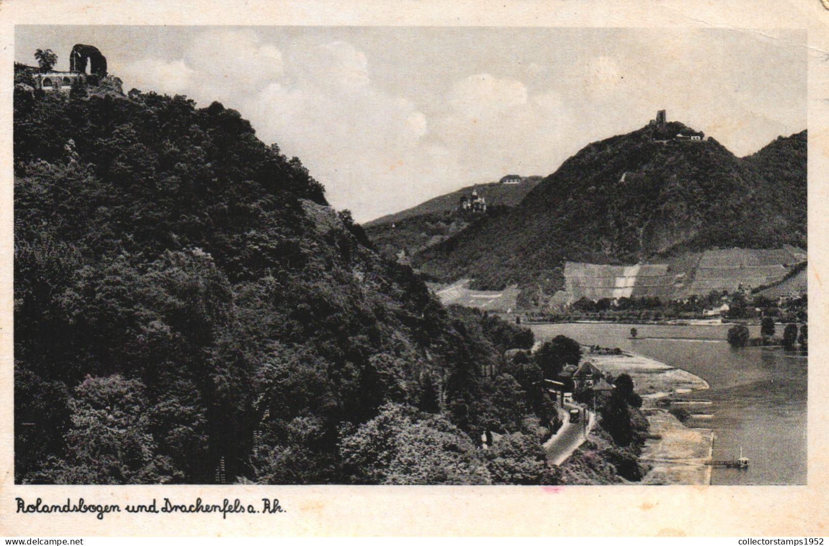 DRACHENFELS, ARCHITECTURE, MOUNTAIN, CAR, GERMANY - Drachenfels