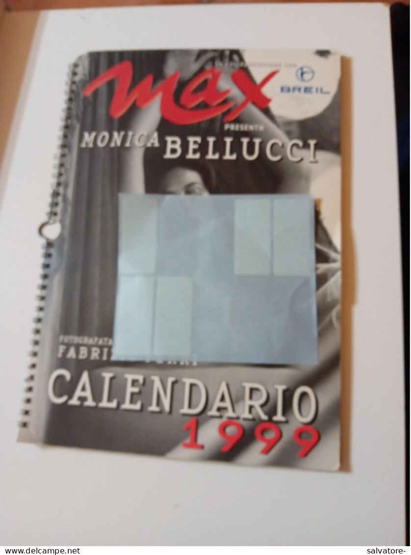 CALENDARIO MAX MONICA BELLUCCI- 1999 - Salute E Bellezza