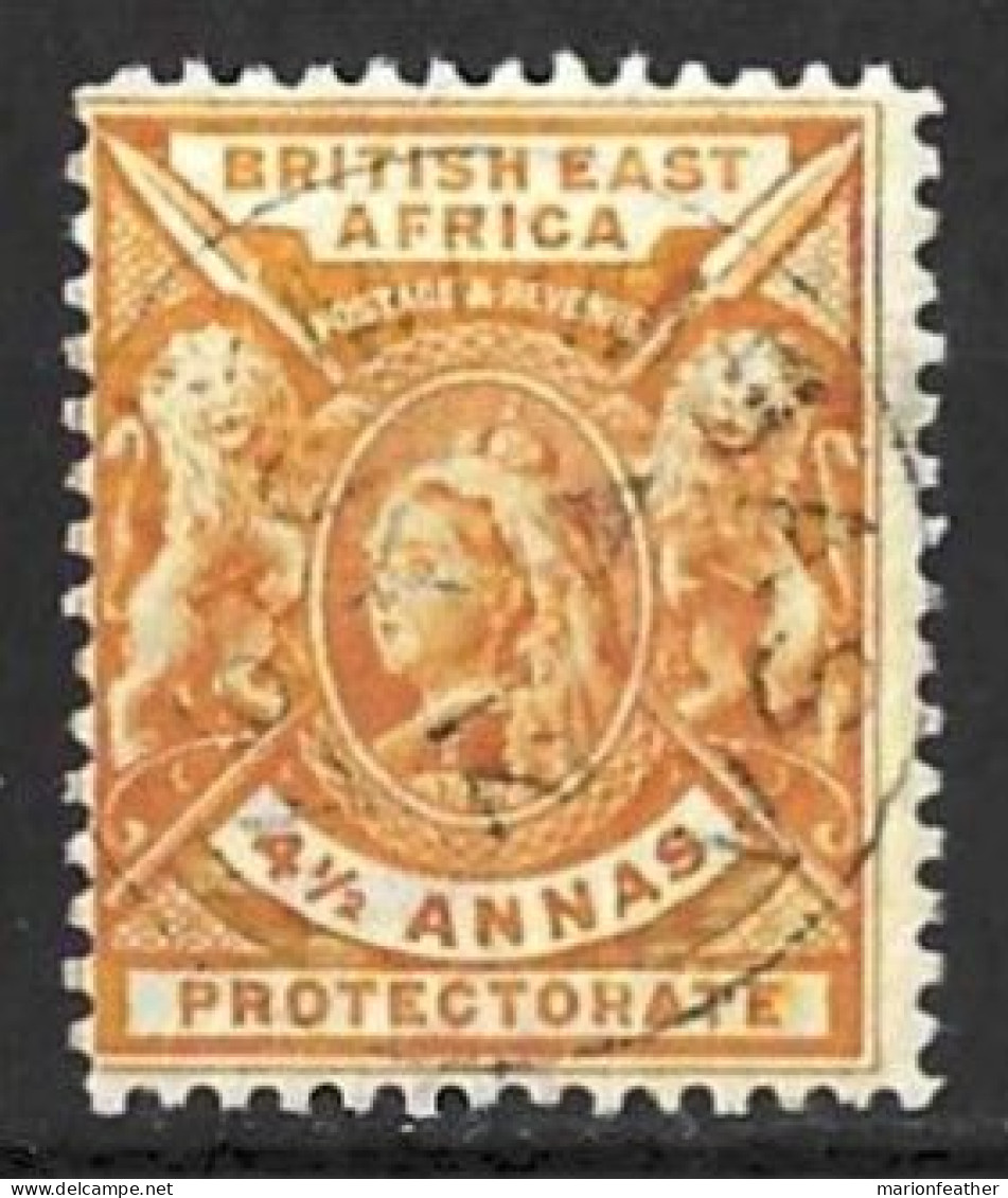 K.U.T...." Br. EAST AFRICA.."....QUEEN VICTORIA..(1837-01.)...." 1896.."....4 & HALFannas.......SG71......CDS...VFU... - Brits Oost-Afrika