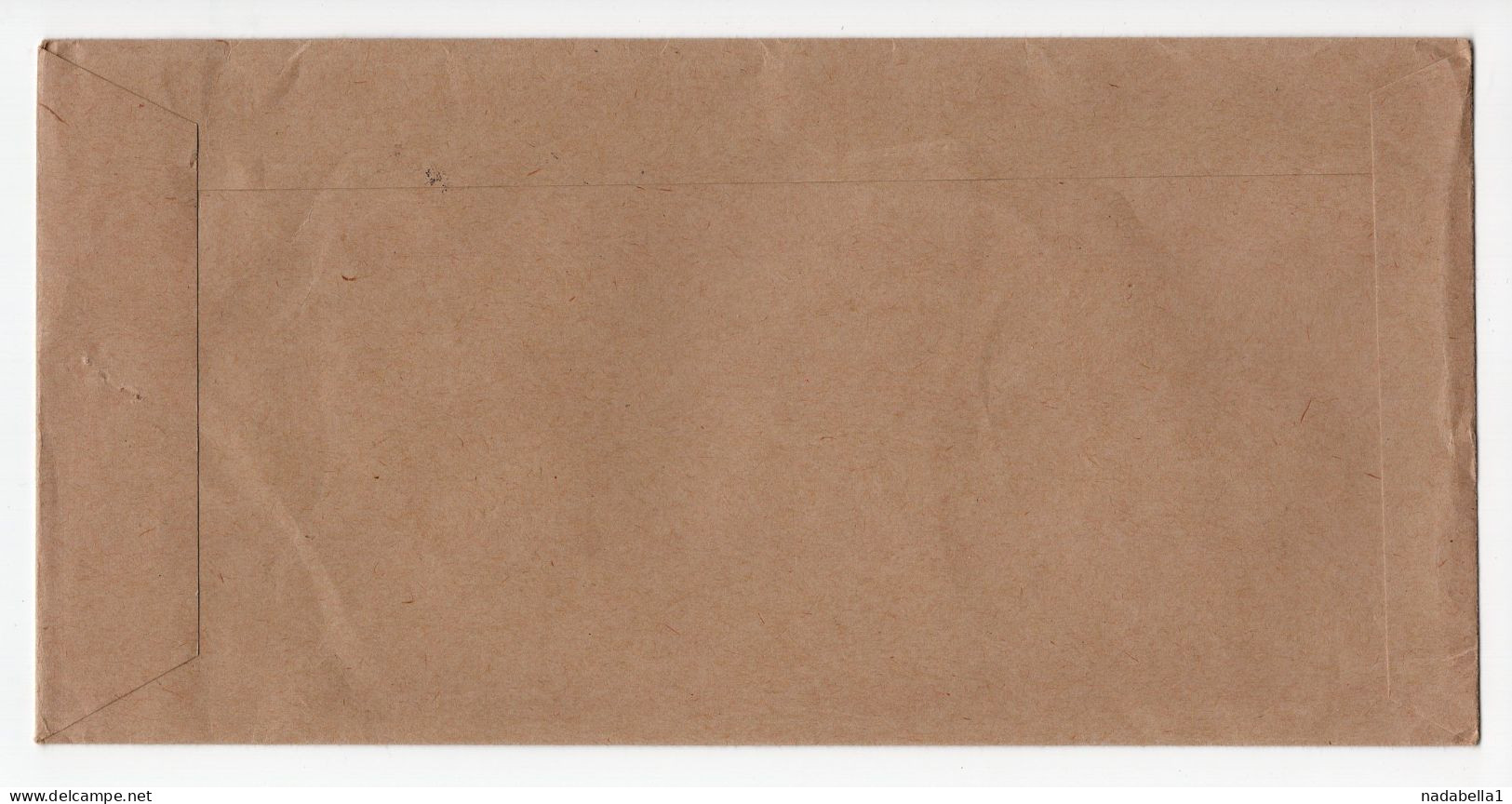 1992. YUGOSLAVIA,SERBIA,BELGRADE LOCO,KLM AIRLINE HEADED COVER,PRINTED MATTER,5 X 0.60 D. OVERPRINTED,INFLATIO MAIL - Lettres & Documents