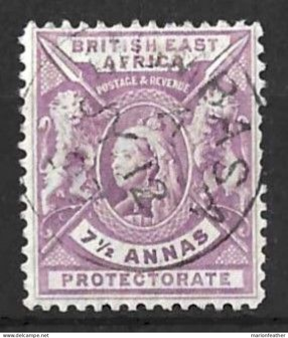 K.U.T.....QUEEN VICTORIA..(1837-01..)..." 1896..".....7 & HALFas.....SG73......CDS.....VFU... - Britisch-Ostafrika