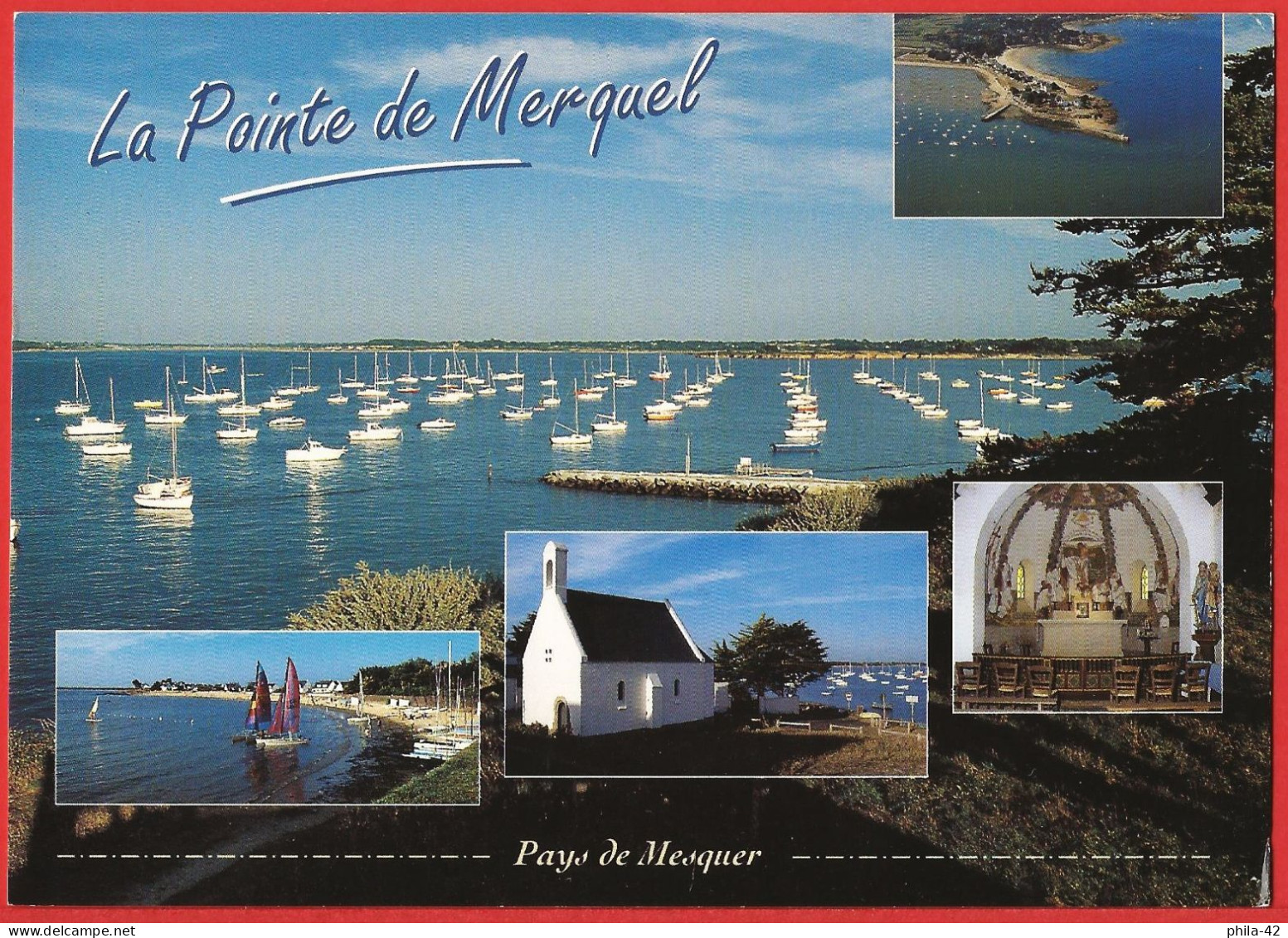 Loire-Atlantique ( 44 ) Mesquer : La Pointe De Merquel - Carte écrite BE - Mesquer Quimiac