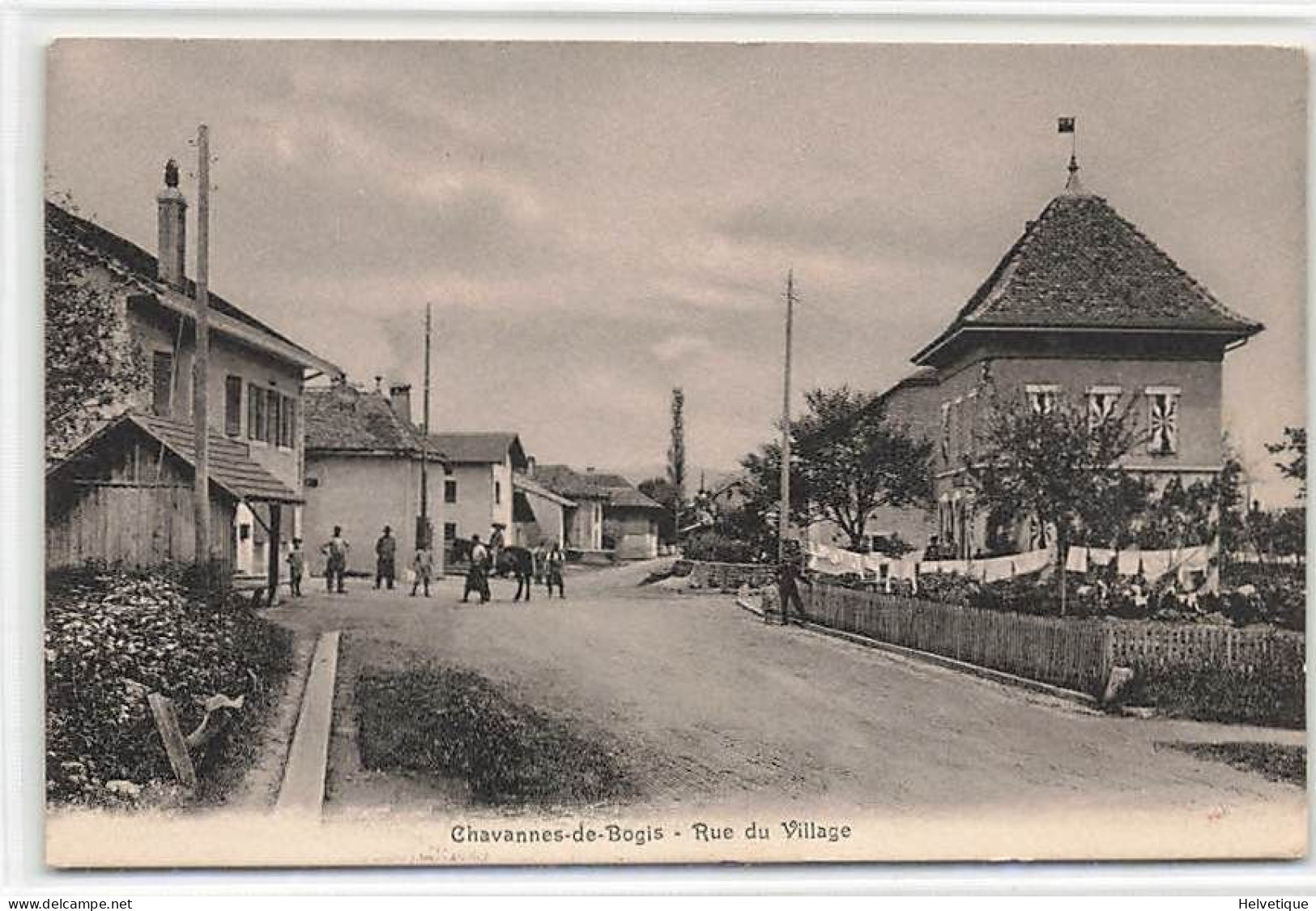 Chavannes-de-Bogis Rue Du Village (Nyon) 1915 - Nyon