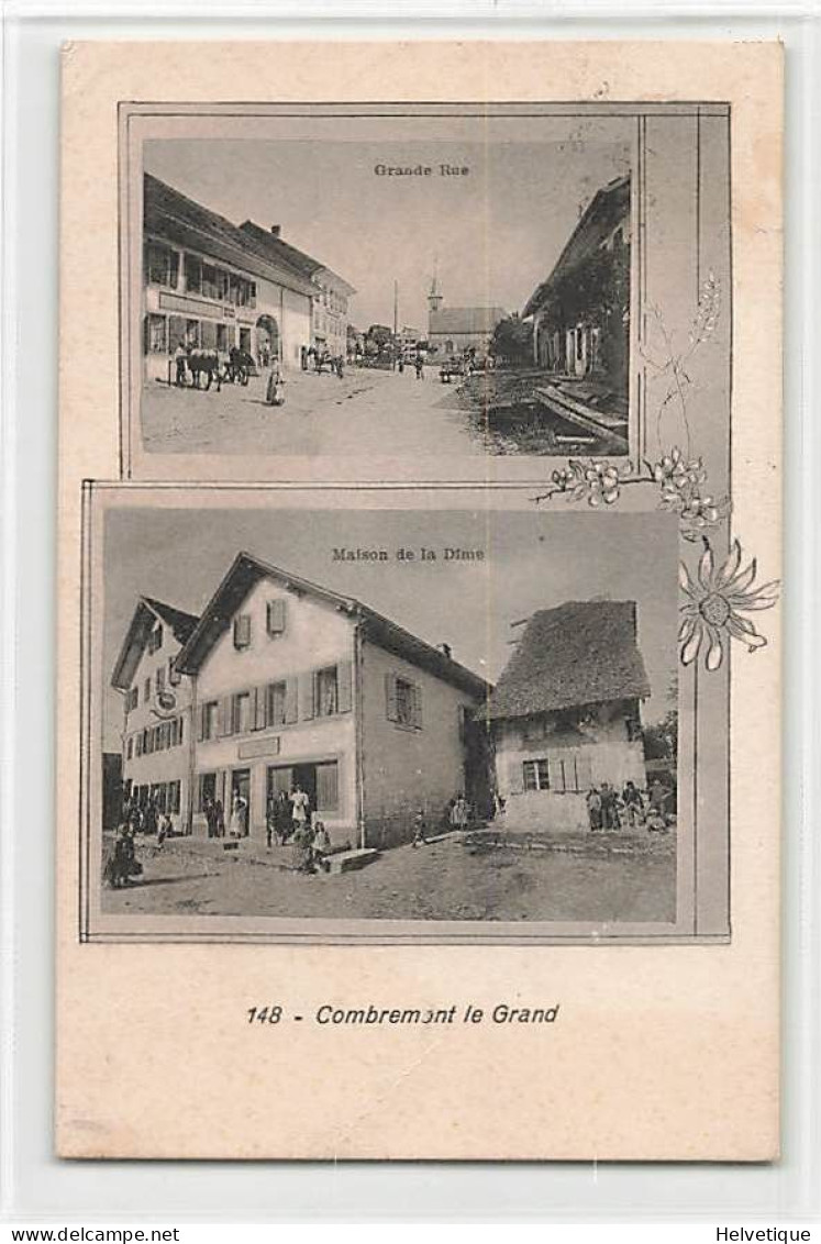 Combremont Le Grand Maison De La Dime Grande Rue 1914 - Combremont-le-Grand