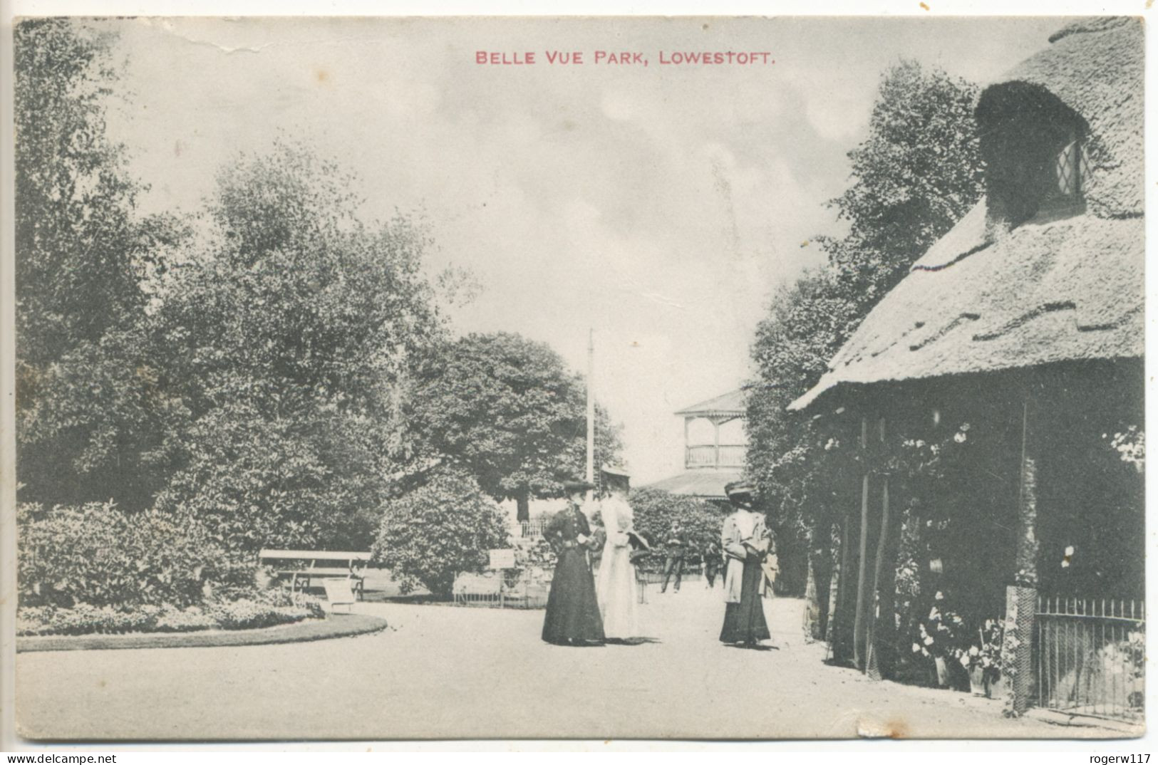 Belle Vue Park, Lowestoft, 1912 Postcard - Lowestoft