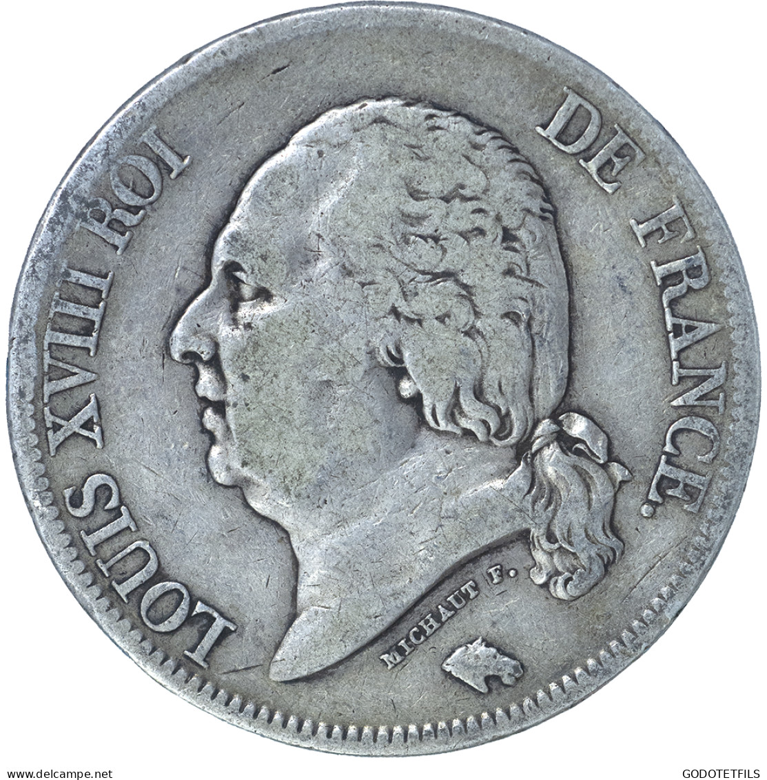 Louis XVIII-5 Francs 1820 Paris - 5 Francs