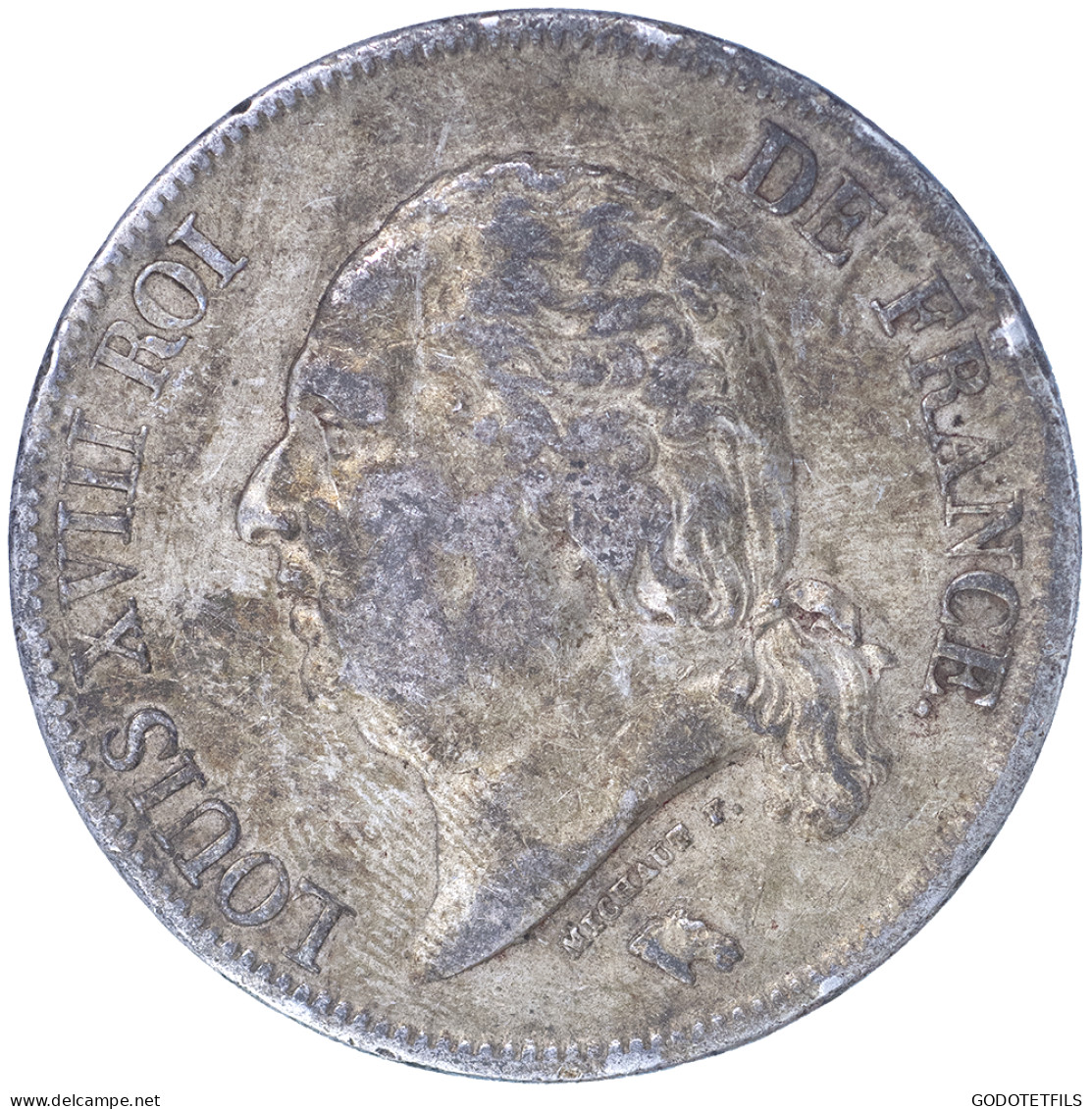 Louis XVIII-5 Francs 1824 Lyon - 5 Francs