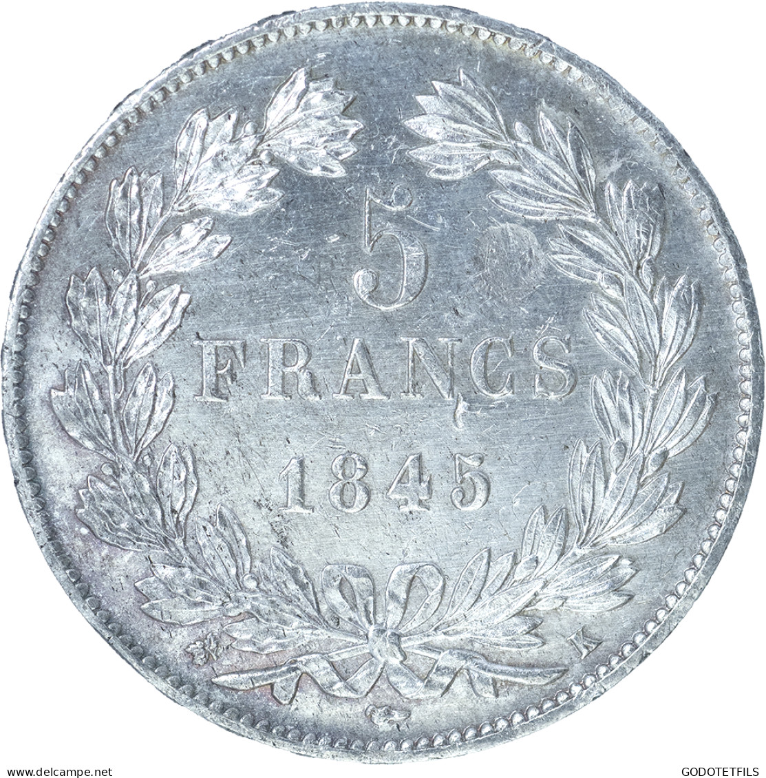 Louis-Philippe-5 Francs 1845 Bordeaux - 5 Francs