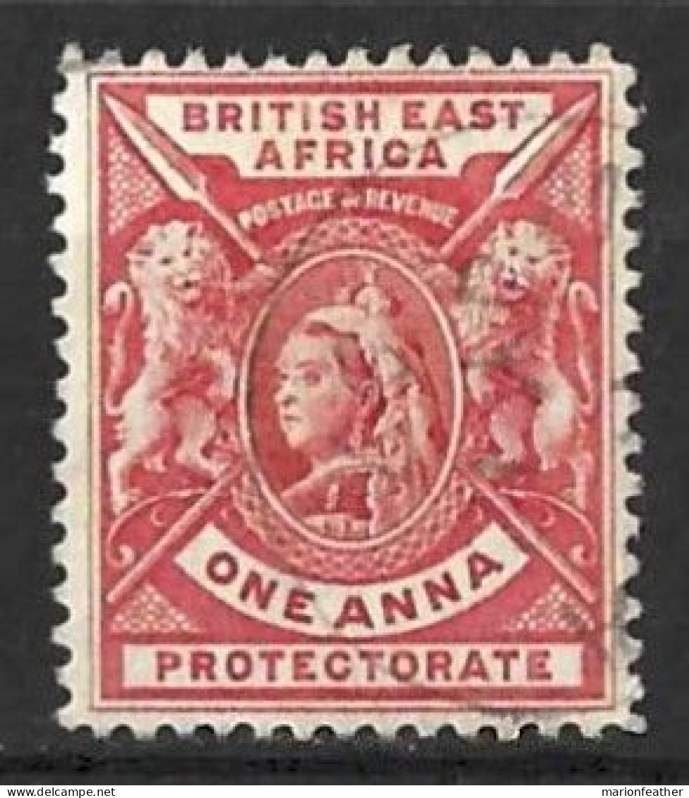 K.U.T..." Br EAST AFRICA.."....QUEEN VICTORIA...(1837-01.)...." 1896.."......1 A......SG66a.......VFU.. - África Oriental Británica