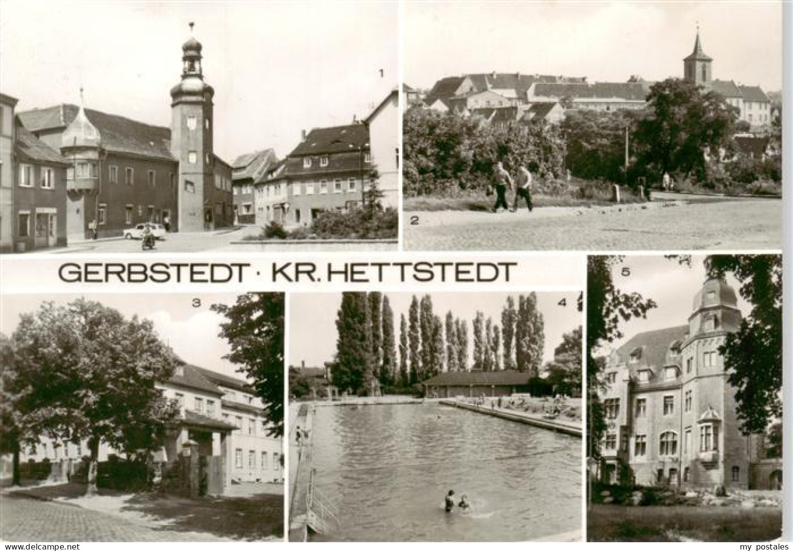 73907521 Gerbstedt Markt Teilansicht Krankenhaus Bad Klubhaus - Gerbstedt