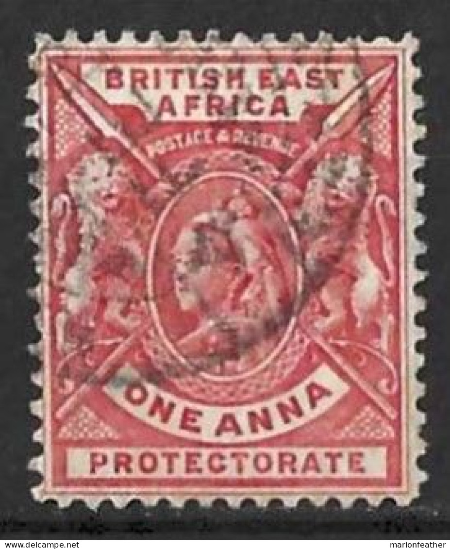 K.U.T..." Br EAST AFRICA.."....QUEEN VICTORIA...(1837-01.)...." 1896.."....1A......SG66....CARMINE ROSE....CDS....VFU.. - British East Africa