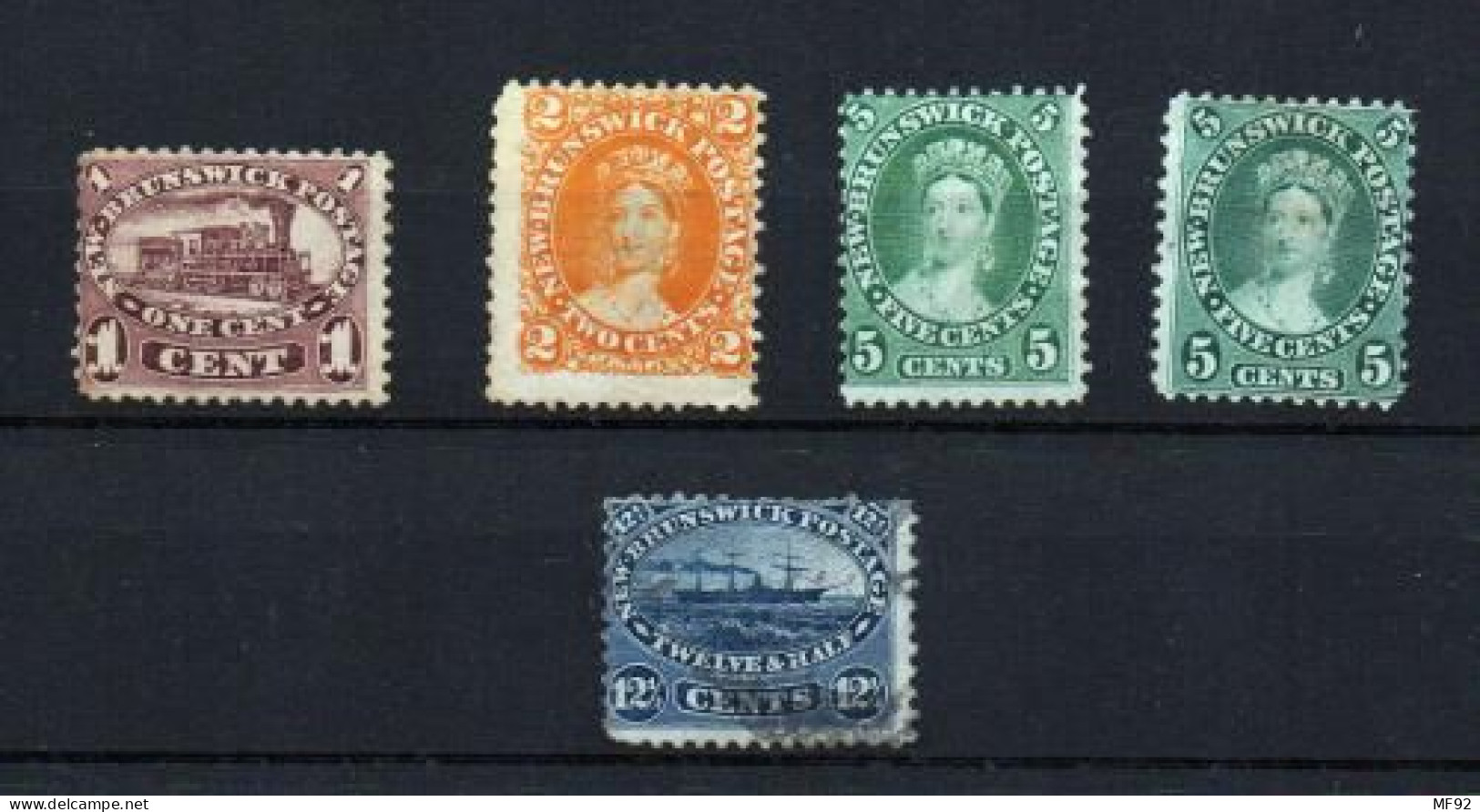 Nueva Brunswick Nº 4/6 Y 8. Año 1851-60 - Used Stamps