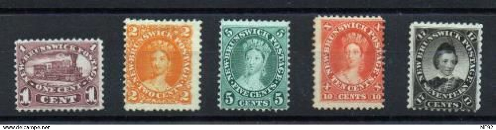 Nueva Brunswick Nº 4/7 Y 9. Años 1851-53 - Unused Stamps