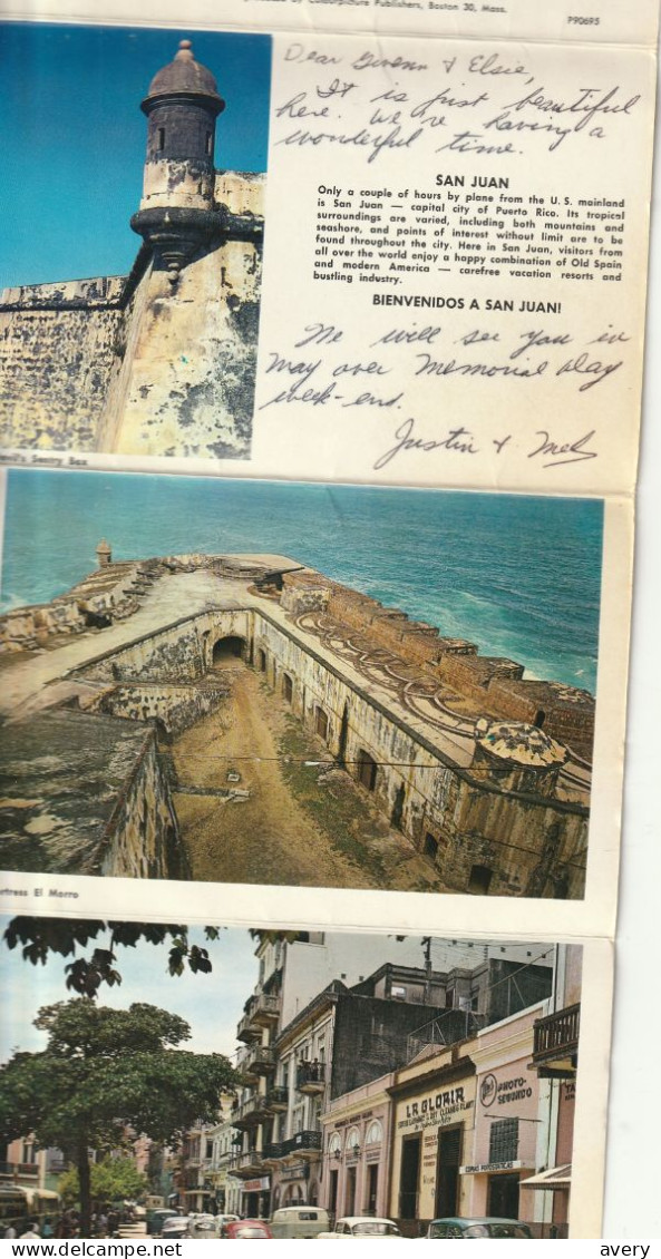 Souvenir Folder Of Greetings From San Juan, Puerto Rico - Puerto Rico