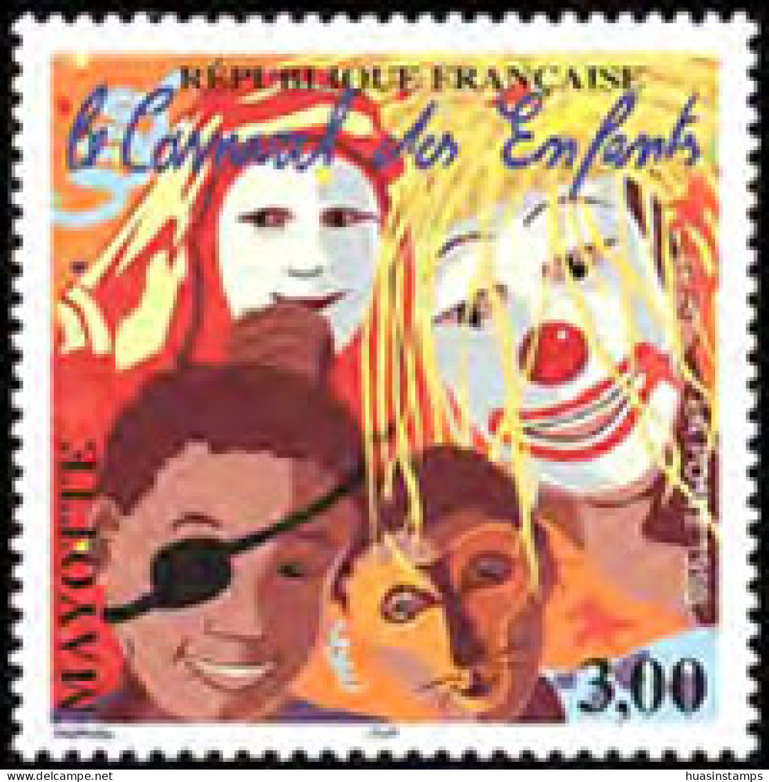 MAYOTTE 1998 - Scott# 105 Children Carnival Set Of 1 MNH - Otros & Sin Clasificación