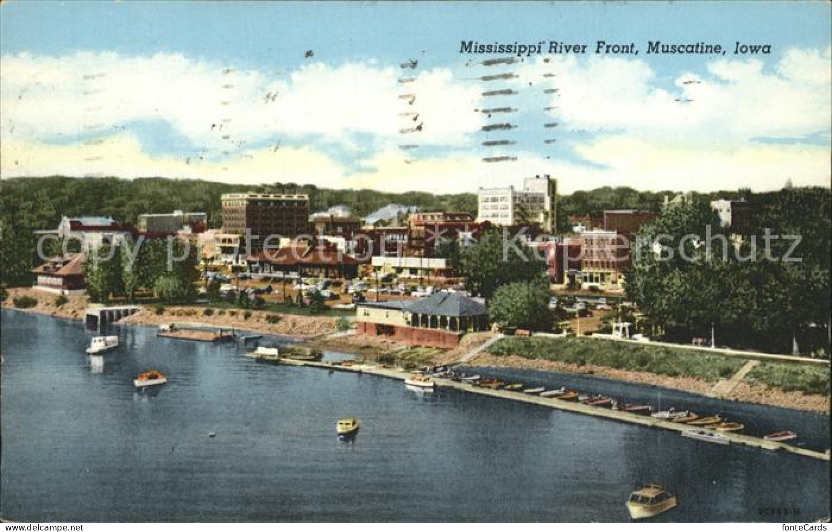 72241639 Muscatine Mississippi River Front  - Andere & Zonder Classificatie