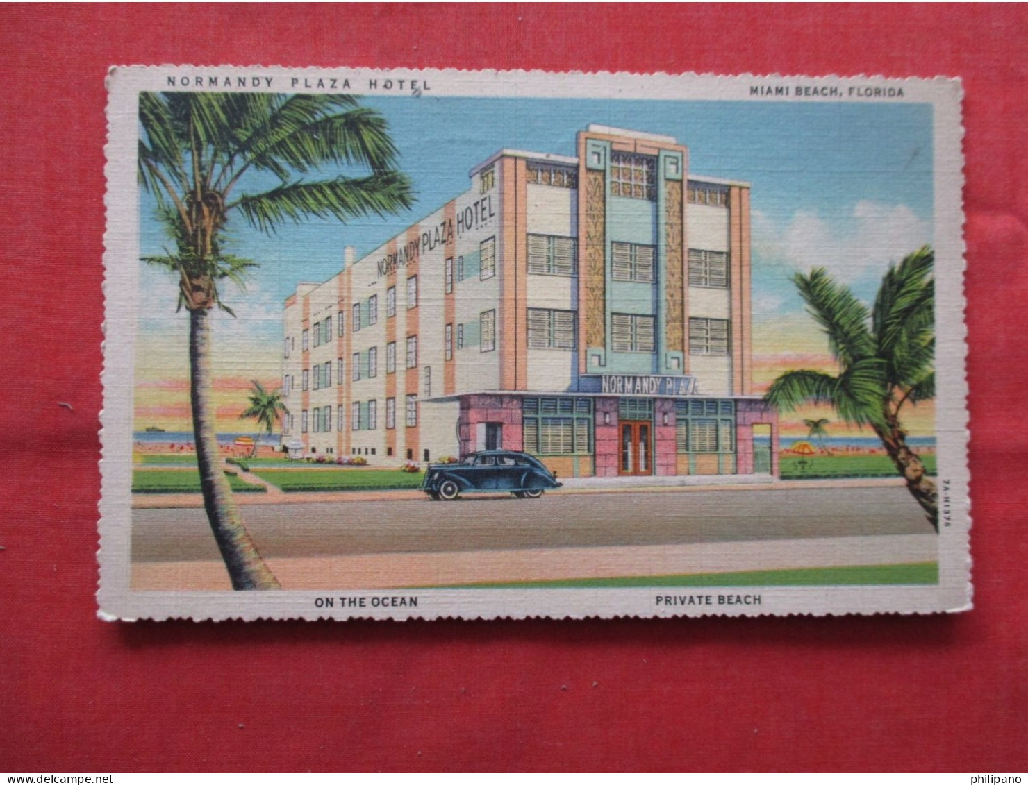 Normandy Plaza Hotel.  Miami Beach  Florida   Ref 6289 - Miami Beach