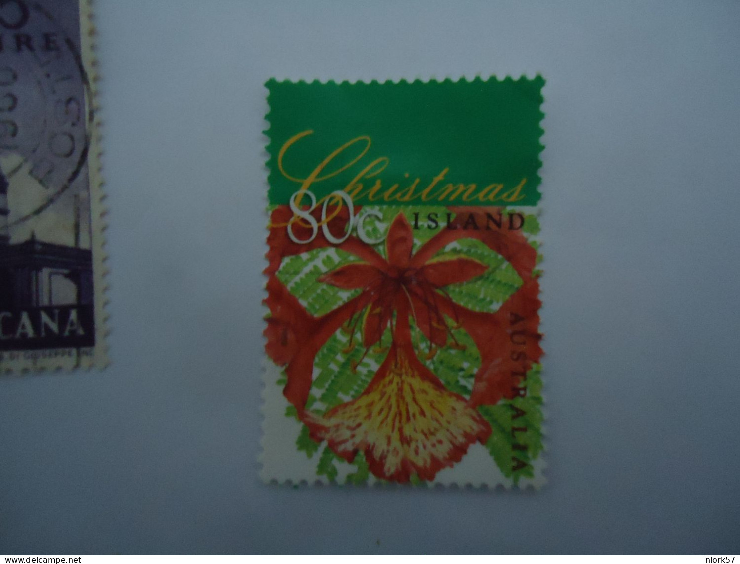 CHRISTMAS  ISLANDS   USED STAMPS  FLOWERS   ORCHIDS - Christmas Island