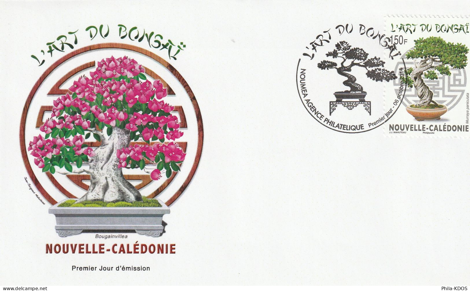 20122014 "  BONSAÏ / ENVIRONNEMENT / ARBRES " Sur 2 Enveloppes 1er Jour De Nouvelle-Calédonie FDC à Saisir ! - Protection De L'environnement & Climat