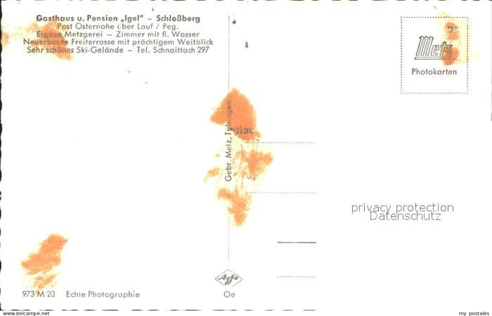 41783296 Osternohe Lauf Gasthaus Igel Schlossberg Im Winter Osternohe Lauf - Lauf