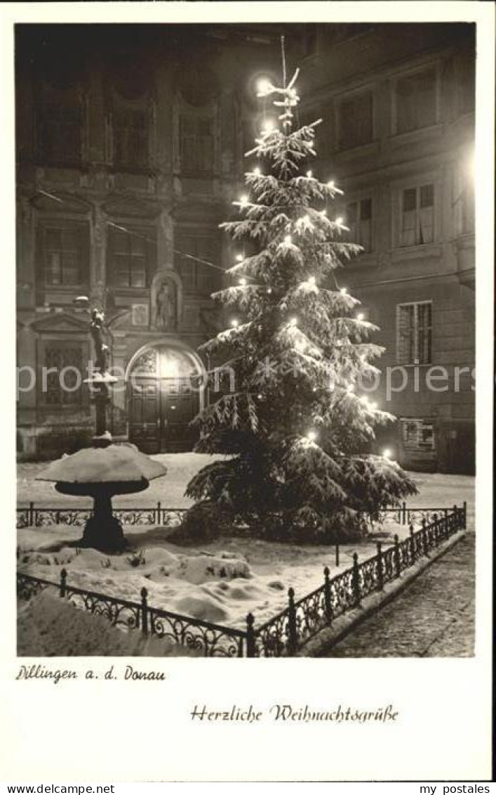 41783231 Dillingen Donau Weihnachtskarte Baum Dillingen Donau - Dillingen