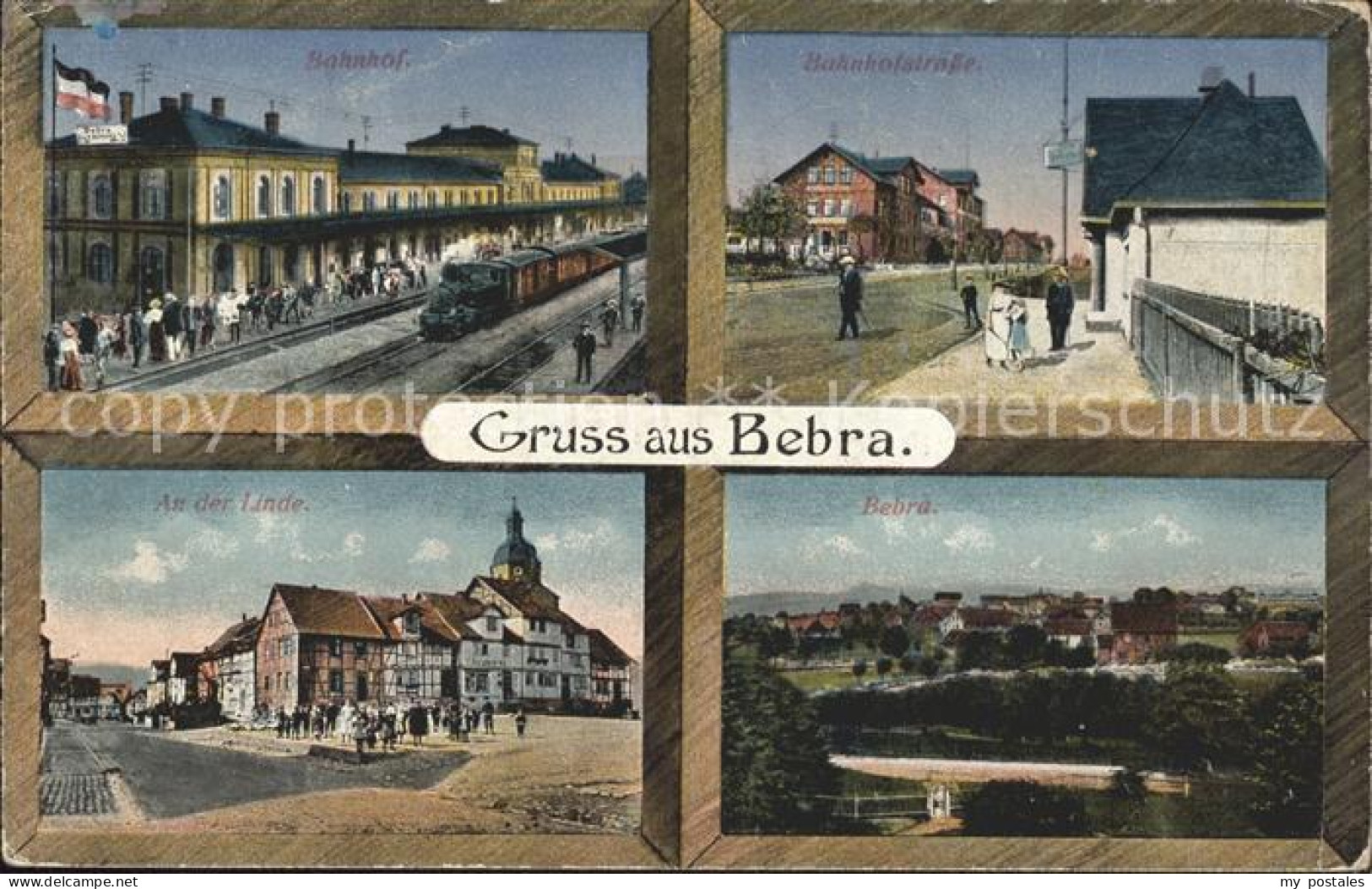 41781916 Bebra Bahnhof Dampflokomotive Bahnhofstrasse An Der Linde Bebra - Bebra