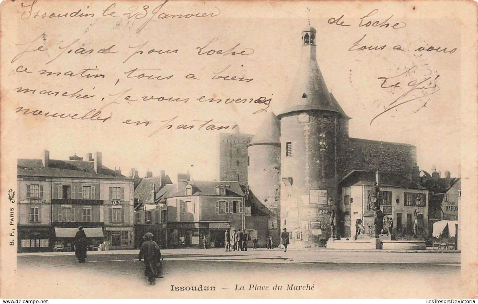 FRANCE - Issoudun - La Place Du Marché - Dos Non Divisé - Carte Postale Ancienne - Issoudun