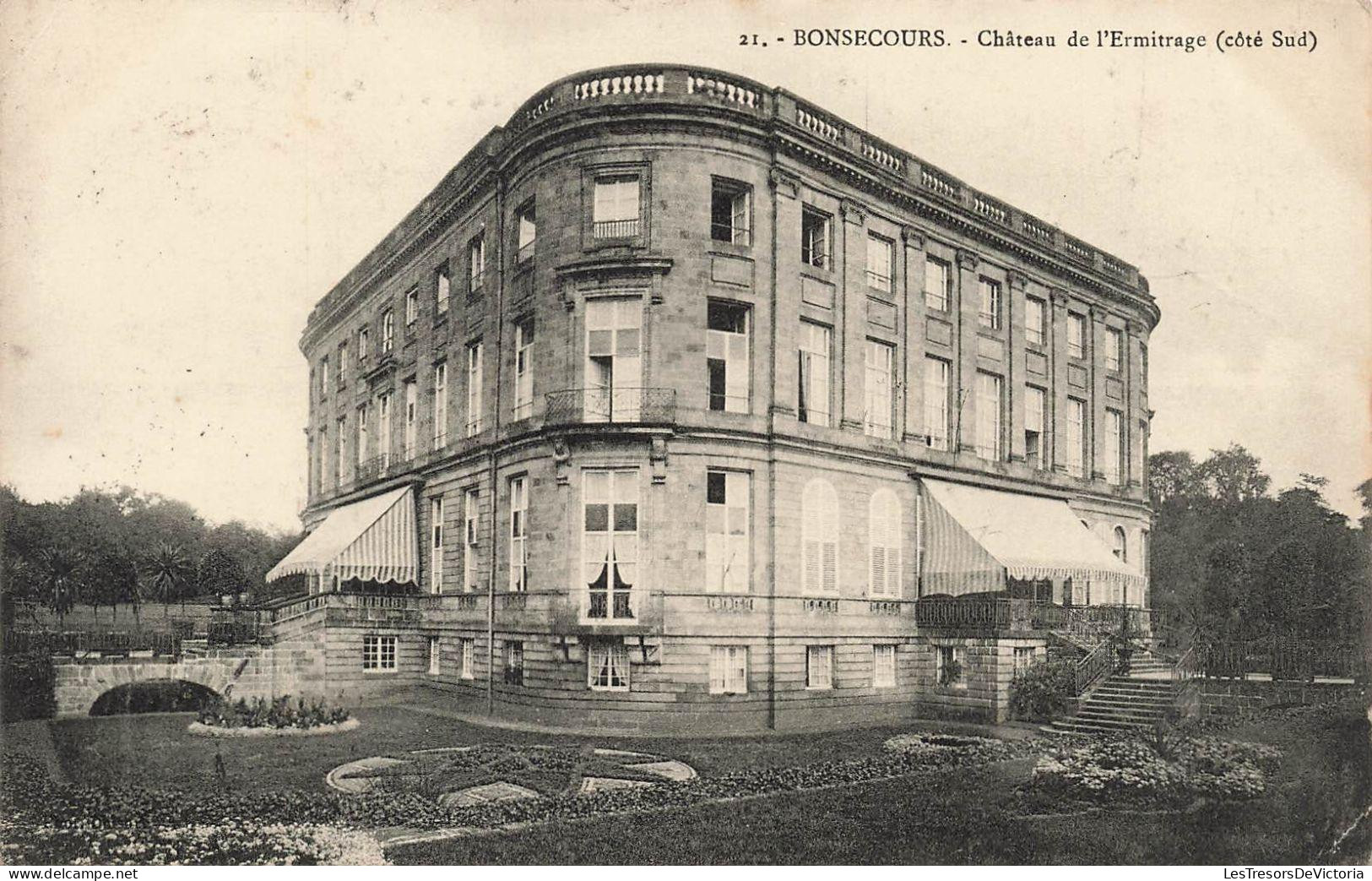 BELGIQUE - Péruwelz - Bonsecours - Château De L'Ermitage (côté  Sud) - Dos Non Divisé - Carte Postale Ancienne - Peruwelz