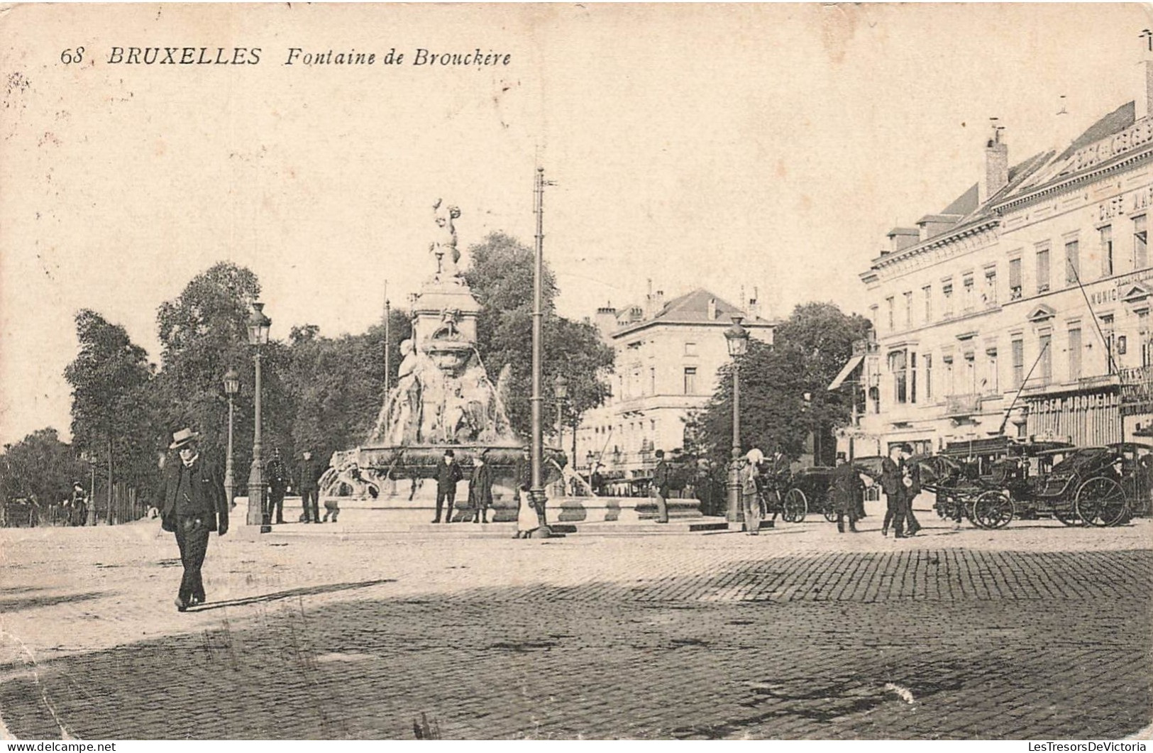 BELGIQUE - Bruxelles - Fontaine De Brouckère - Carte Postale Ancienne - Sonstige & Ohne Zuordnung