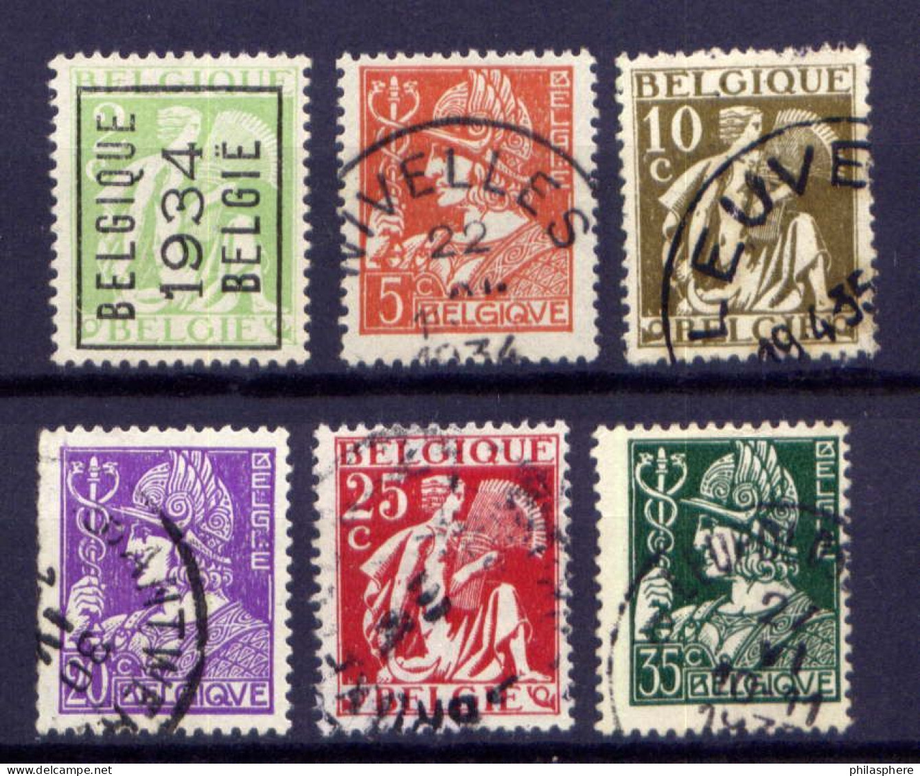 Belgien Nr.326/31          O  Used            (1869) - 1932 Ceres En Mercurius