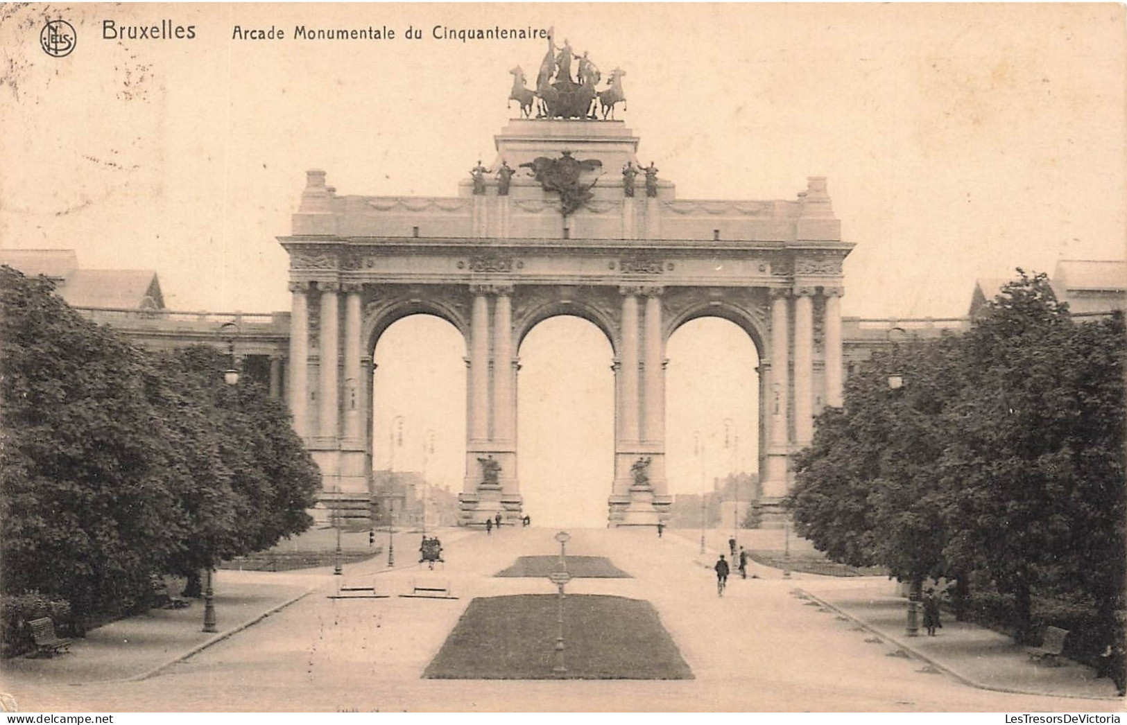 BELGIQUE - Bruxelles - Arcade Monumentale Du Cinquantenaire - Carte Postale Ancienne - Autres & Non Classés