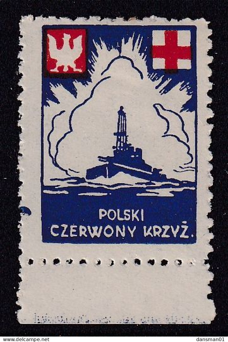 POLAND 1942 Field Post Red Cross Seals Mint Hinged - Verschlussmarken Der Befreiung