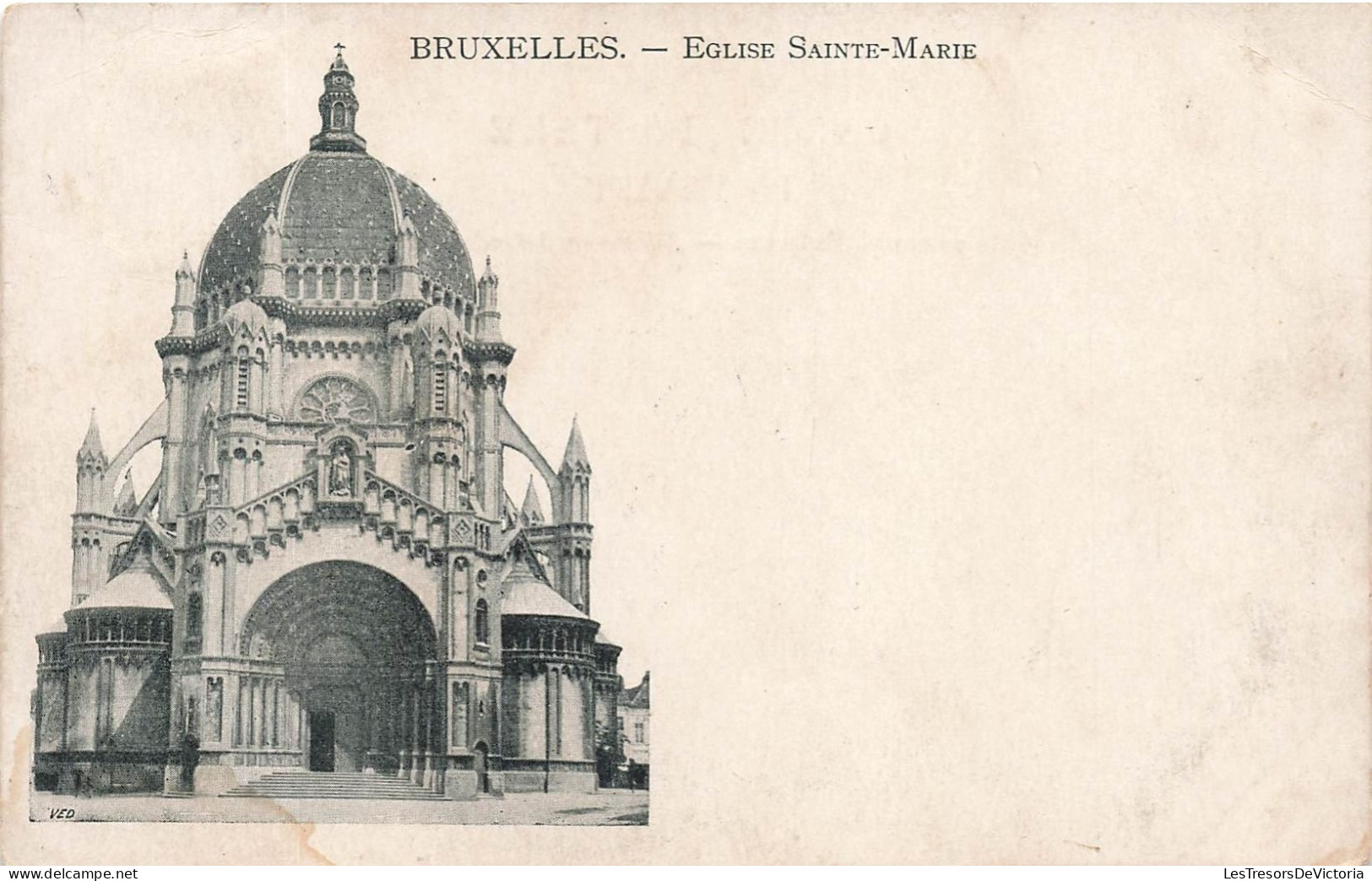 BELGIQUE - Bruxelles - Eglise Sainte Marie - Carte Postale Ancienne - Autres & Non Classés