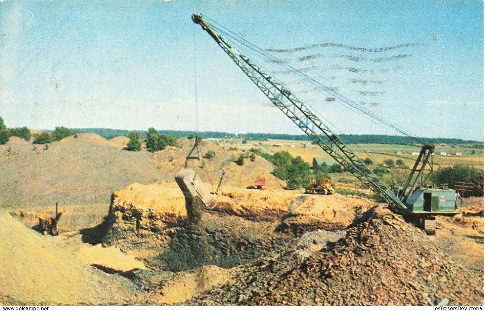 ETATS UNIS - Pennsylvania - Strip Mining Of Coal - Grues Et Machines - Carte Postale Ancienne - Andere & Zonder Classificatie