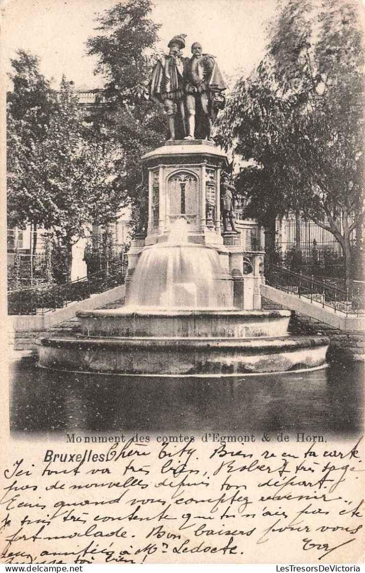 BELGIQUE - Bruxelles - Monument Des Comtes D'Egmont & De Horn - Carte Postale Ancienne - Monuments, édifices