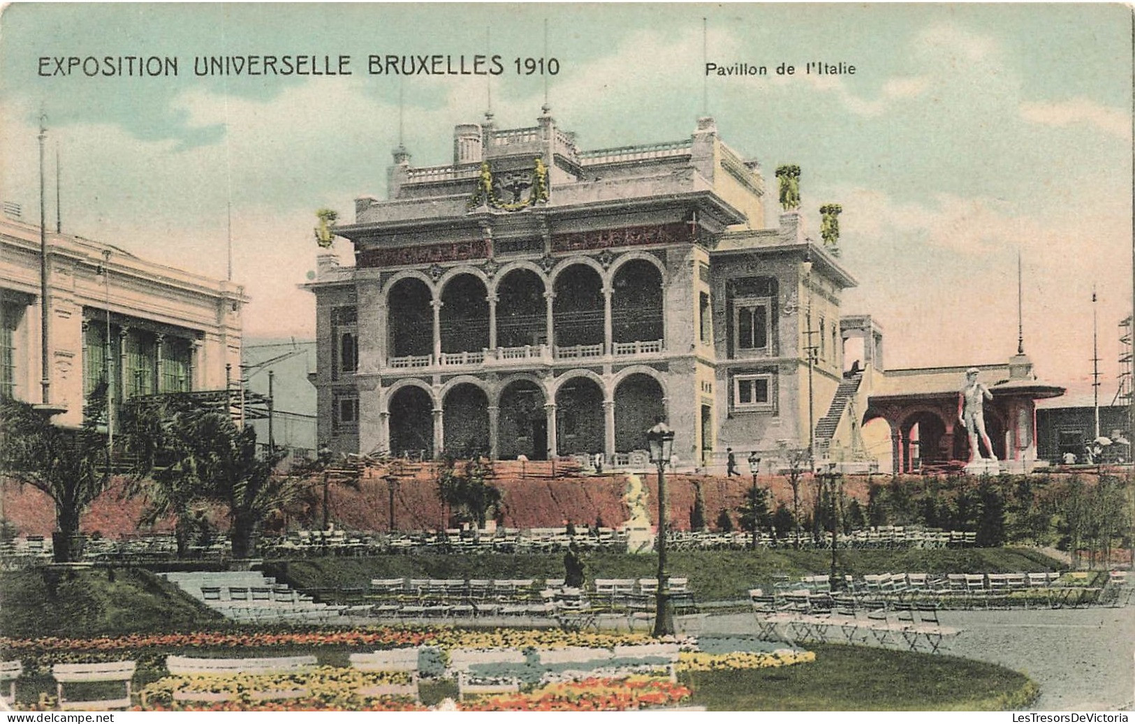BELGIQUE - Bruxelles - Exposition Universelle 1910 - Pavillon De L'Italie - Carte Postale Ancienne - Expositions Universelles