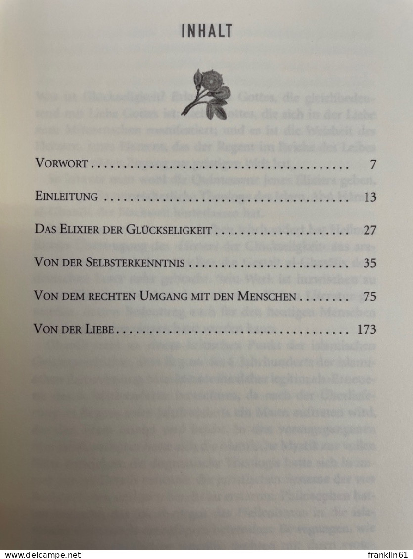 Das Elixier Der Glückseligkeit. - Andere & Zonder Classificatie