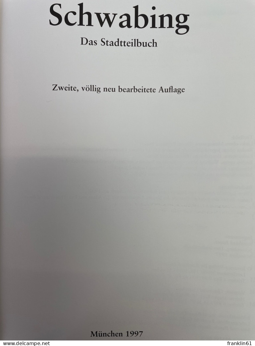 Schwabing : Das Stadtteilbuch. - 4. 1789-1914