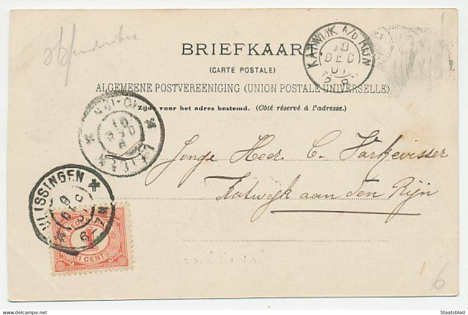 01- Prentbriefkaart Veere 1901 - Veere