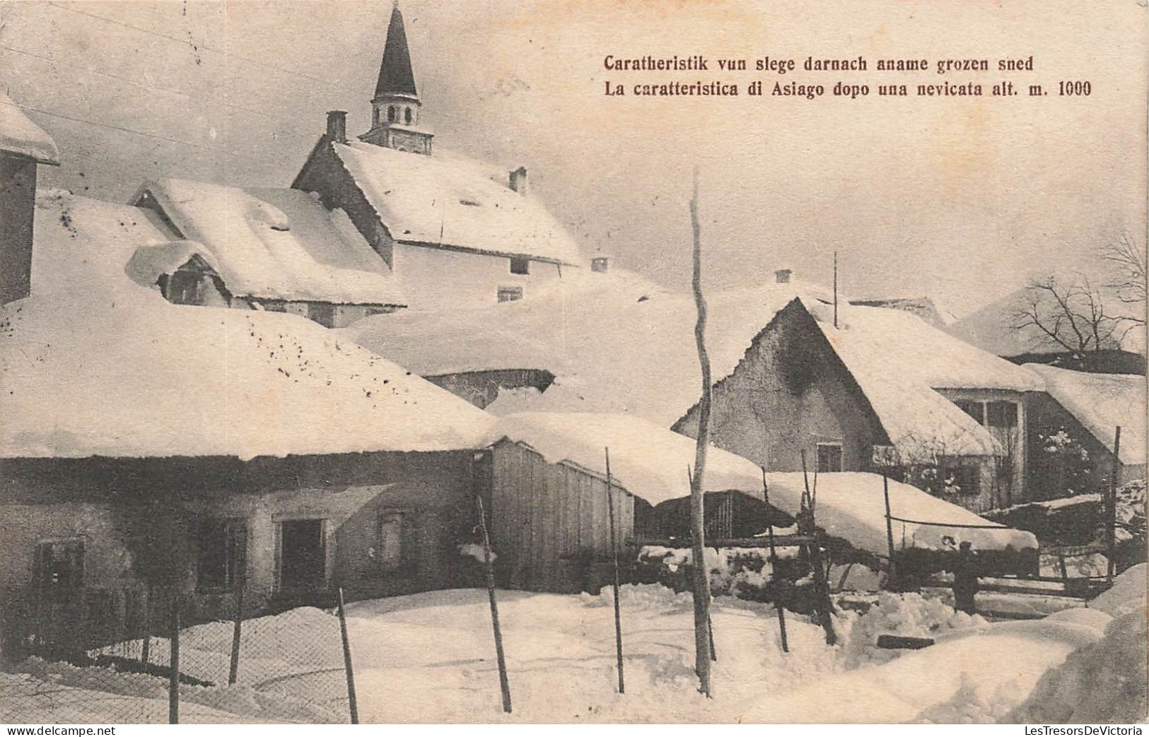 BELGIQUE - Bruxelles - La Caratteristica Di Asiago Dopo Una Nevicata Alt M 1000 - Carte Postale Ancienne - Sonstige & Ohne Zuordnung